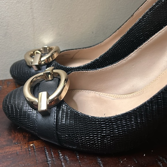 Diane Von Furstenberg Blk heels, size 8 - Picture 8 of 12